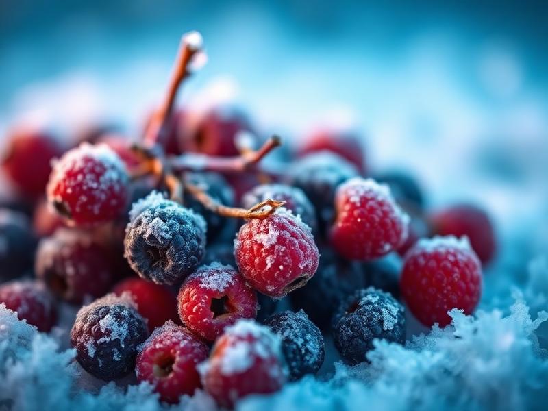Frozen food packaged in high barrier flexible film