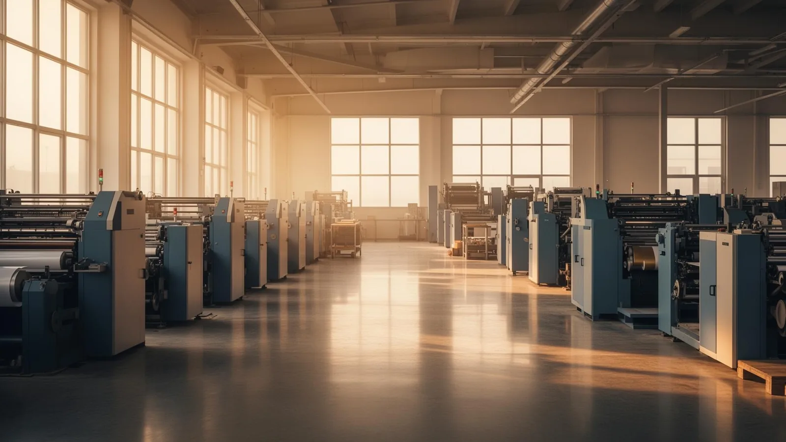 Flexible packaging production facility used by custom packaging manufacturers