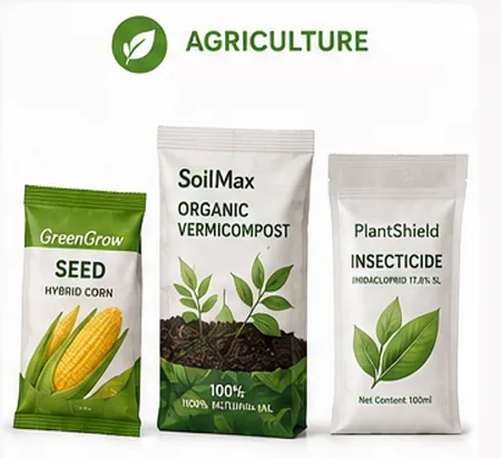 Agricultural flexible packaging examples