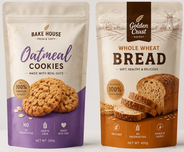 Bakery Products flexible packaging examples