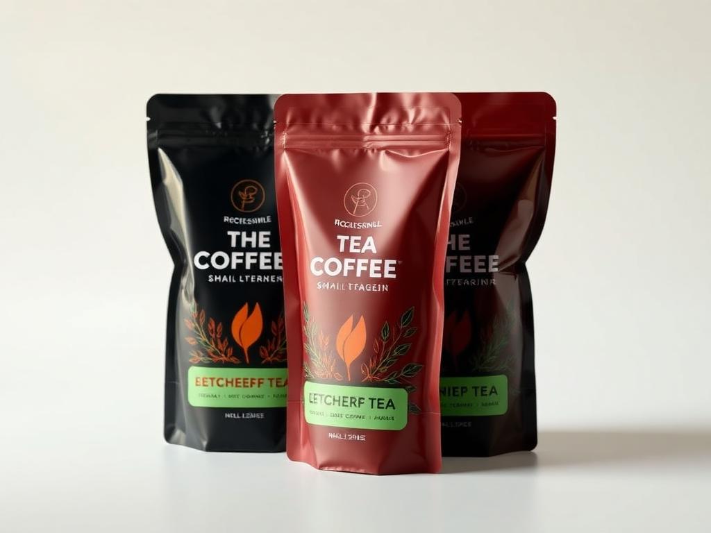 Coffee & Tea flexible packaging examples