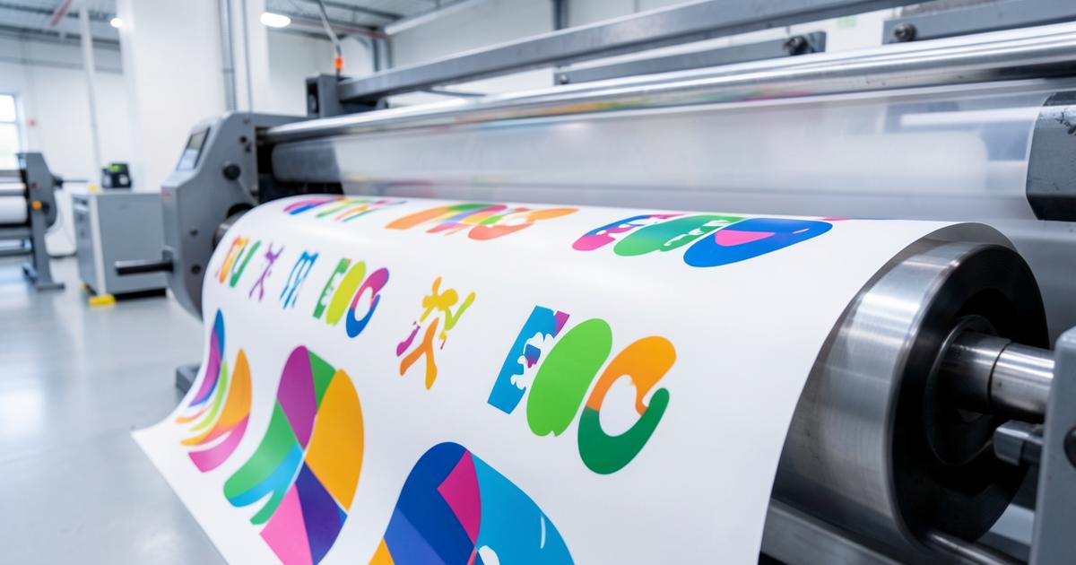 Digital press printing color graphics onto a wide web of flexible packaging film
